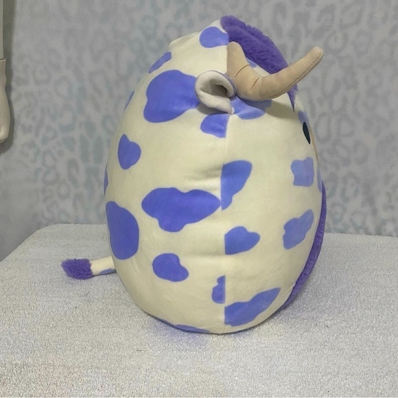 Squishmallow 16" Conway The Purple Spotted Highland Cow Plush Toy - Picture 3 of 8